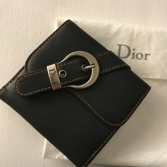 ((SOLD)) [Authentic] Dior Gaucho Square Wallet ✨ - Picture 1 of 7